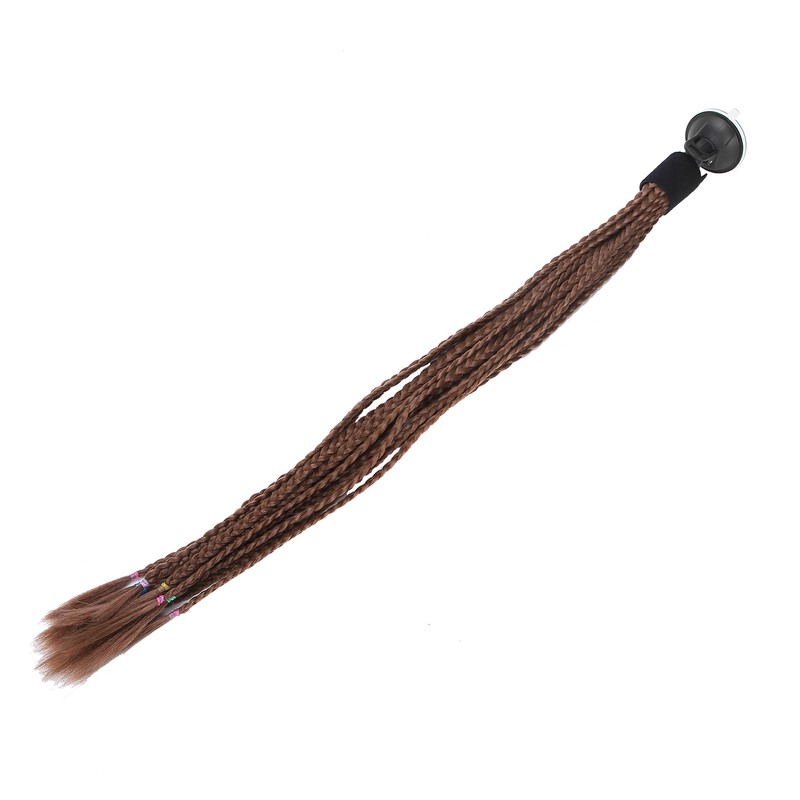 Colorful Stylish Motorcycle Helmet Ponytail Helmet Dreadlocks Braids with Suction