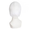 MapofBeauty Cosplay Costume Men's Short Straight Wig (White)