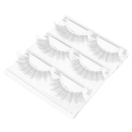 Healeved Skin-friendly Fake Eyelashes 3 Pairs Bulk Lash Strip Lashes for Party Stage