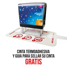 Sello Personalizado Para Marcar Ropa Autoentintable - Agrega Tu Nombre Cinta Termoadhesiva de Regalo