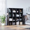 C&AHOME Cube Storage Organizer, 16-Cube Shelves Units, Plastic Storage Cubes,