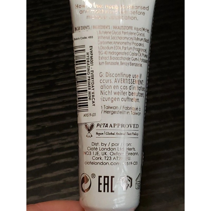 Ciaté Ciate London Everyday Vacay Hydrating & Soothing Primer ~