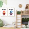 Superhero Wall Art for Boys - Set of 4 Prints