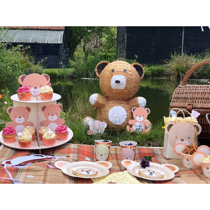 Hatton Gate Teddy Bear Shaped Party Bags 8 bags per
