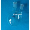 Deschem 1000ml,2-Neck,24/40,Round Bottom Flask,1L,Double Necks,Laboratory Boiling Bottle