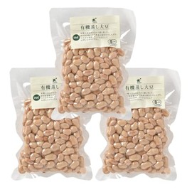 Bio Market Bio Marche Domestic Organic Steamed Soybeans 200g x 3-piece Set