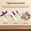 Electric Rechargeable Salt and Pepper Grinder Set with LED Light