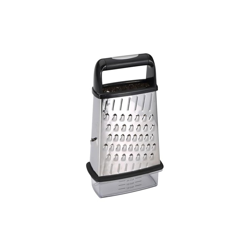 Bergner Q3553 Reibe, 4 Seiten, 15 x 13,5 x 22,5