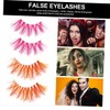 Baluue 2pairs Reusable Faux Eyelashes Dramatic Makeup Tool for Cosplay