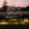 LED Solar Willow Tree Lights Outdoor,4.6Ft Lighted Weeping Willow Tree,Adjustable