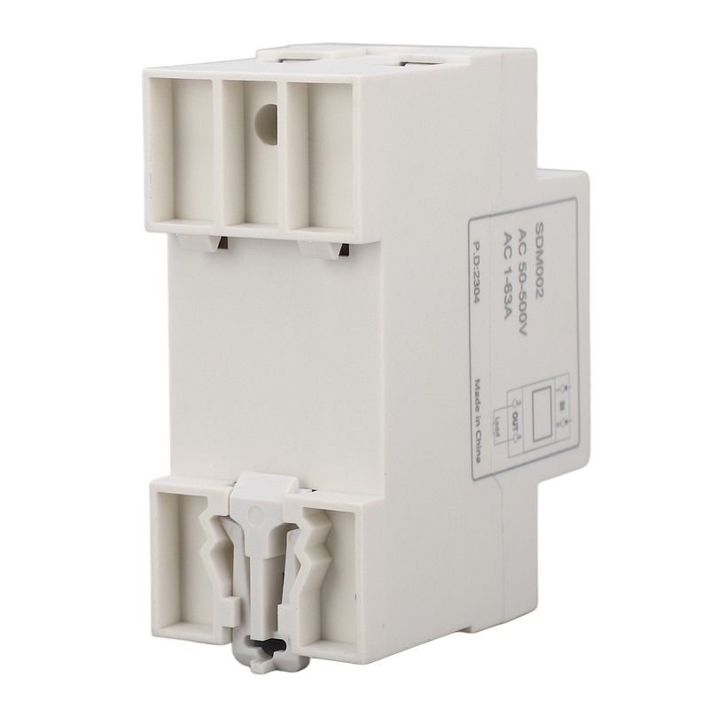 Voltage Current Meter Din Rail Double Display Display Monitor Single