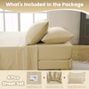 Lightweight Soft King Sheet Set - Luxury 4 Piece Breathable