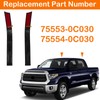 MIYIMORE 2PCS Rear Roof Drip Molding Trim Seal Kit, Compatible