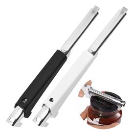 DKDDSSS 2 Pcs Effortless Arthritis Jar Opener, Jar Opener for Seniors with Arthritis, Hand Can Opener, Can Opener Manual, for Weak Hands Seniors (2, Black and White)