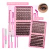 Eyelash Extension Natural Eyelashes 30d40dset9-16mmdiyblack