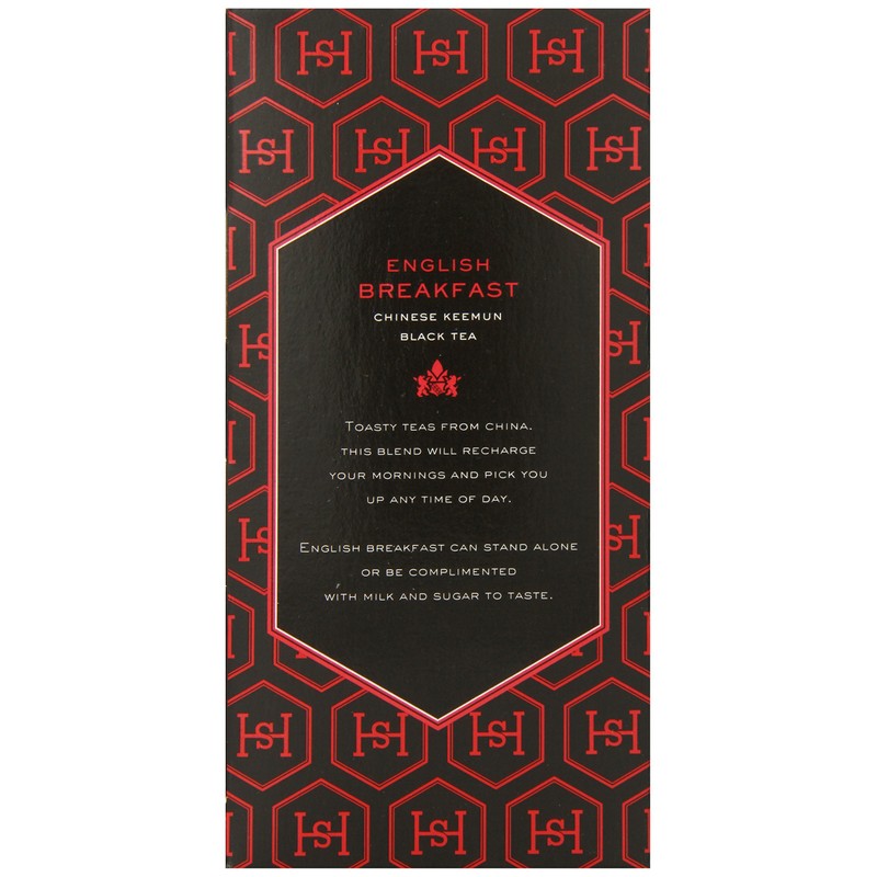Harney & Sons Black Tea, Tea Bags, English Breakfast, 20