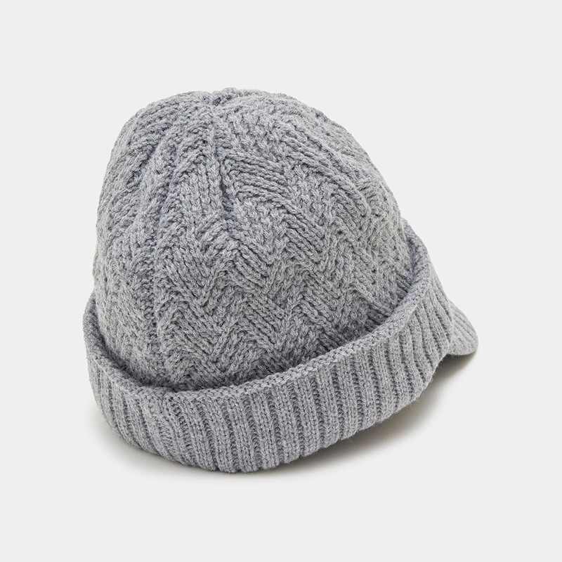 Callaway C24291123 Men's Knit Cap with Brim (Fleece Lining) /