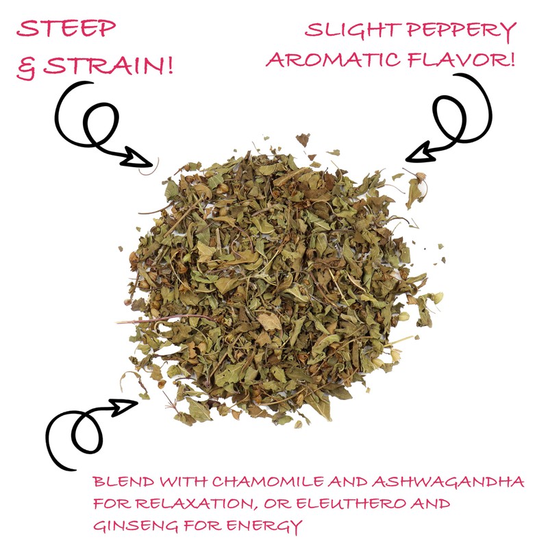 Worldwide Botanicals Organic Holy Basil Tea, 8oz - Tulsi Krishna