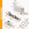 TamBee Self Closing Door Pivot Hinges Heavy Duty Hinges for
