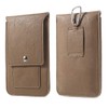 DFVmobile - Belt Case Cover Premium Synthetic Leather Vertical and