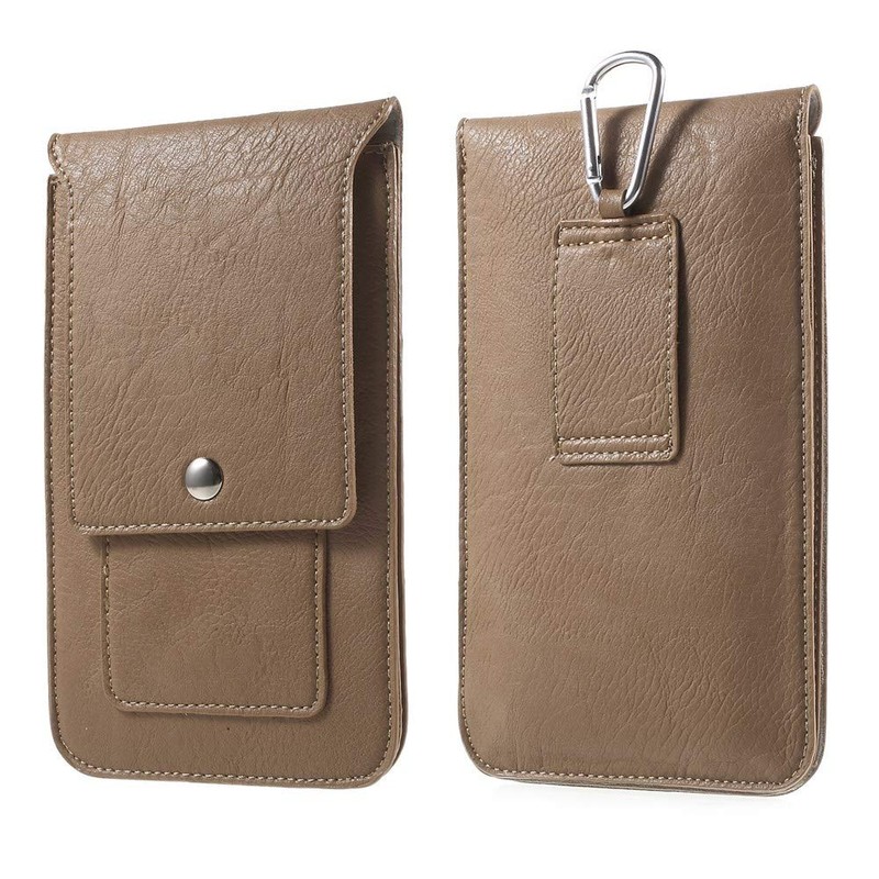DFVmobile - Belt Case Cover Premium Synthetic Leather Vertical and