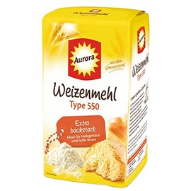 Aurora Wheat Flour Type 550, 1 x 1 kg
