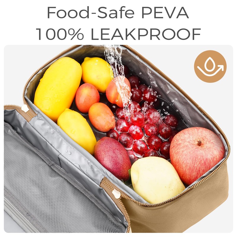 WOOMADA Insulated Lunch Bag For Women - Leakproof Adult Lunch