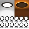 ZYC Recessed Lighting 6 Inch - 12W 1100LM LED Recessed