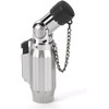 Vertigo by Lotus Vertigo Intimidator Quad Torch Lighter - Brushed Chrome & Chrome