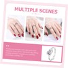 Healeved 3sets 2pcs Opening Rings for Couples Creative Lover Jewelry