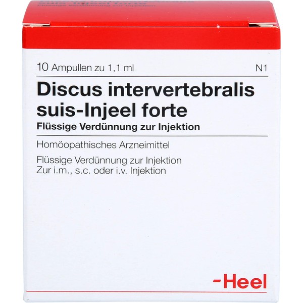 Discus Intervertebralis Suis Injeel Forte Ampoules Pack of 10