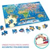 Educational & Learning World Map Jigsaw Puzzle, 200 Piece Geography