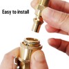 Roastove 1/4" RV Propane Quick Connect Adapter, Propane or Natural