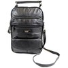 Mens/Ladies Super Soft Nappa Leather Shoulder/Carry Travel/Flight Bag with Multiple