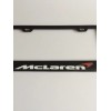 Super Car Gear McLaren White Lettering 100% Carbon Fiber License