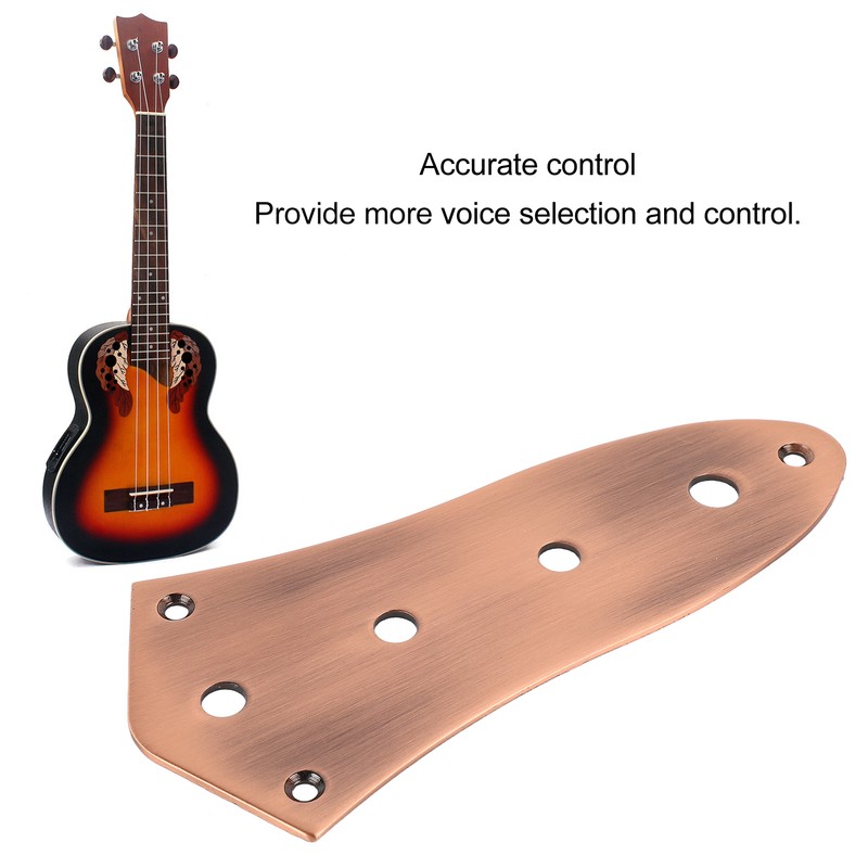 Electric Bass Control Plate Metal Accurate Control Professional Bass Control