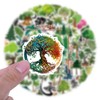 100 Pack Tree Stickers Tree Graphic DecalPack Waterproof Vinyl Nature
