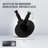 ovimar Aldra Multifunctional Hook, No Drilling, Stainless Steel, Black, for