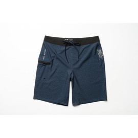 Maui Rippers Mens 21" Stretch Board Short Swim Trunks Boardshorts (Blue Geo, 36)