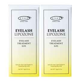 EYEZ Eyelash Lipozone, 0.5 oz (15 mg), Eyelash Serum, Set of 2