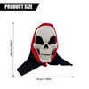 AMFSQJ Cadılar Bayramı Full Head Skull Maskesi, Cosplay Kostüm Maskesi,