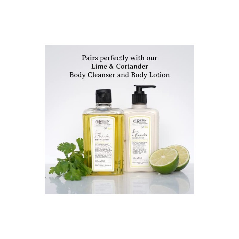 Bigelow Jabón Manos Lima Cilantro Village Perfumer Hidratante Baño Cocina