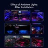 Car-Ambient-Lighting-Kit,RGB 18 in 1 256 LED with Wireless APP DIY