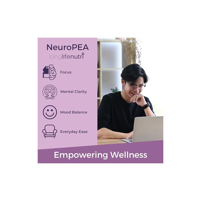 Longlifenutri Neuropea (Palmitoiletanolamida + Luteolina 800 Mg/100 Mg):