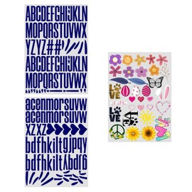 184 Piece Iron On Heat Transfer 2Inch Capital Letters & 1.5inch Lowercase Alphabets Fabric Vinyl Letter DIY for Sport Jerseys T Shirts Clothes Slogan Printing Crafts Decoration (Color4)