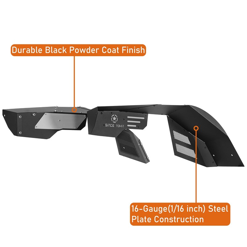 u-Box Wrangler TJ Front Inner Fender Liners Compatible with Jeep