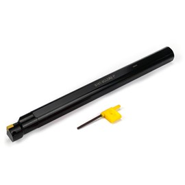 OSCARBIDE 1''x12"Overall Length Indexable Boring Bar,1"Shank,Right-Hand Sclcr Boring Bar with Carbide Inserts CCMT09T304(CCMT32.5),S16T-SCLCR3,1 Piece