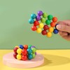 Sensory Toys for Autism Kids Toddler,Rainbow Puzzle Balls Relieve Stress