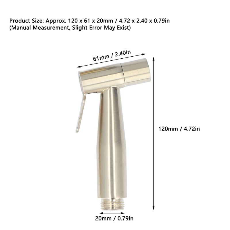 FASJ Bathroom Bidet Sprayer, Easy to Install Space Saving Bidet