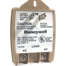 Honeywell Intrusion 1321-1 Transformer 16.5VAC 25VA